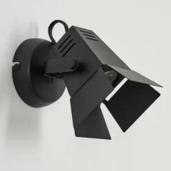 Applique murale Isanay LED Noir, 1 lumière