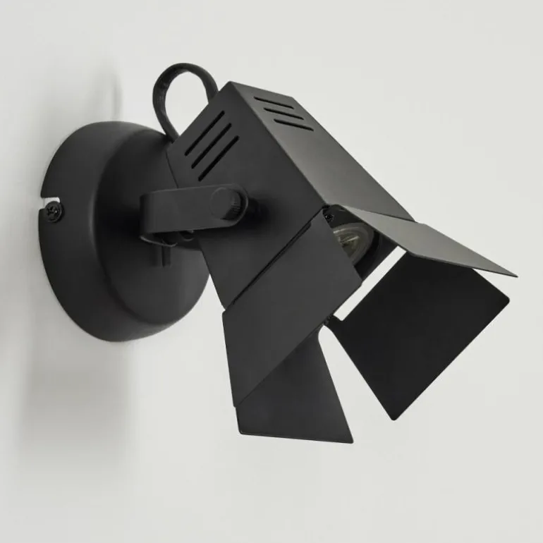 Applique murale Isanay LED Noir, 1 lumière