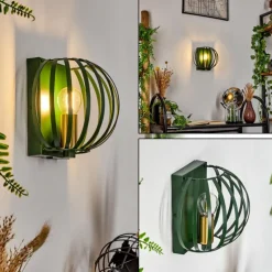 Applique murale Lepa Vert, 1 lumière