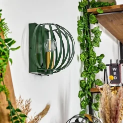 Applique murale Lepa Vert, 1 lumière