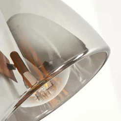 Applique murale Murianette Écru, Noir, 2 lumières