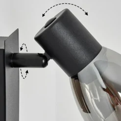 Applique murale Murianette Noir, 1 lumière