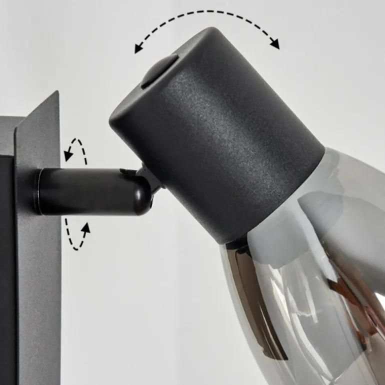 Applique murale Murianette Noir, 1 lumière