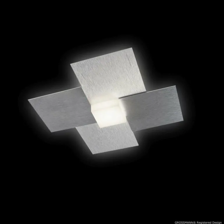Applique murale / Plafonnier Grossmann CREO LED Aluminium, 1 lumière