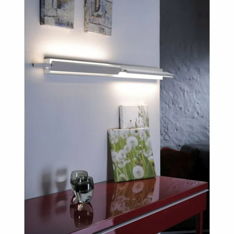 Applique Murale / Plafonnier Paul Neuhaus Q-Matteo LED Aluminium, 2 lumières, Télécommandes