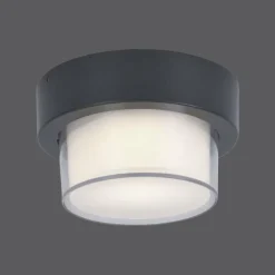 Applique murale / Plafonnier Paul Neuhaus Q-ERIK LED Blanc, 1 lumière, Détecteur de mouvement, Télécommandes, Changeur de couleurs