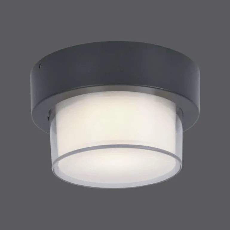 Applique murale / Plafonnier Paul Neuhaus Q-ERIK LED Blanc, 1 lumière, Détecteur de mouvement, Télécommandes, Changeur de couleurs