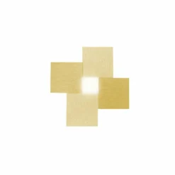 Applique murale / Plafonnier Grossmann CREO LED Laiton, 1 lumière