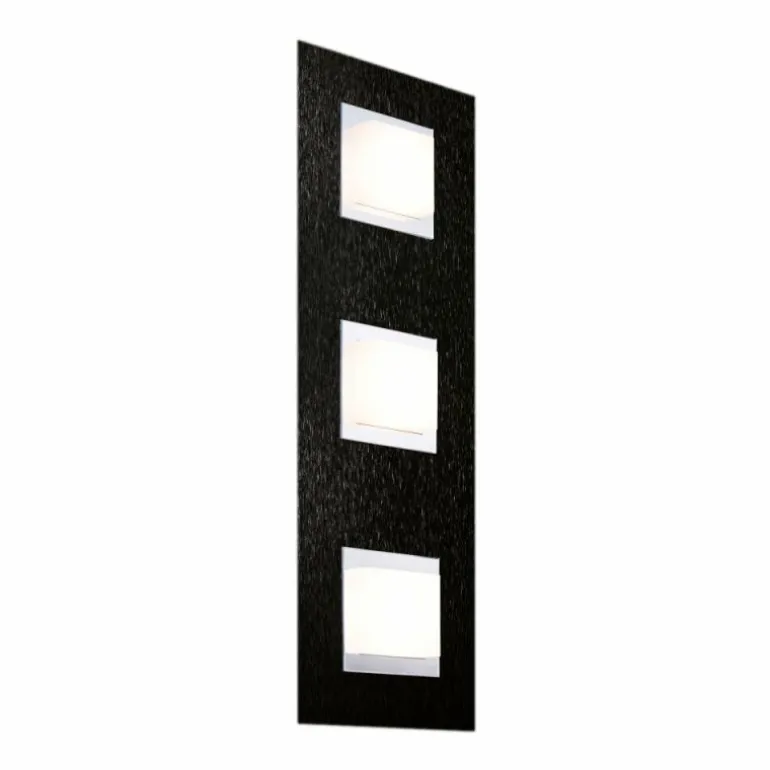 Applique murale / Plafonnier Grossmann BASIC LED Noir, 3 lumières