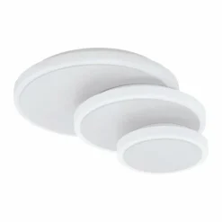 Applique murale / Plafonnier Eglo ELGVERO LED Blanc, 3 lumières