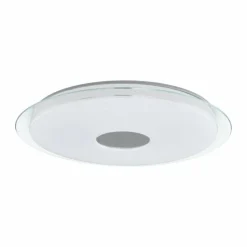 Applique murale / Plafonnier Eglo LANCIANO-C LED Transparent, Blanc, 1 lumière