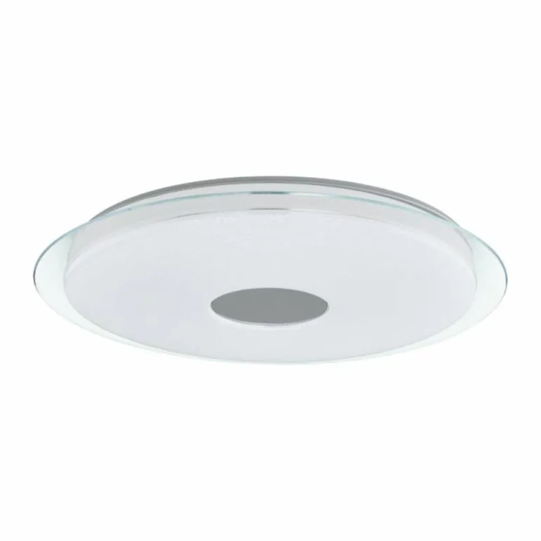 Applique murale / Plafonnier Eglo LANCIANO-C LED Transparent, Blanc, 1 lumière