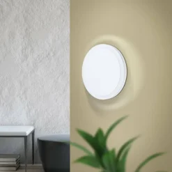 Applique murale / Plafonnier Eglo MONGODIO 1 LED Blanc, 1 lumière