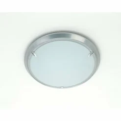 Applique murale / Plafonnier Brilliant Livorno Titane, 1 lumière