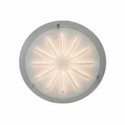 Applique murale / Plafonnier Brilliant Cathleen LED Chrome, 1 lumière