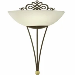 Applique murale / Plafonnier Eglo MESTRE Brun foncé