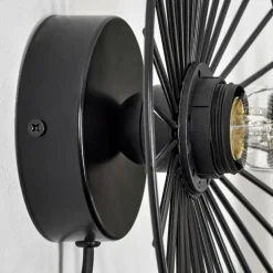 Applique murale Rossedalen Noir, 1 lumière