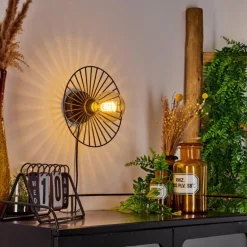 Applique murale Rossedalen Noir, 1 lumière