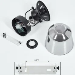 Applique murale Safari Noir, 1 lumière