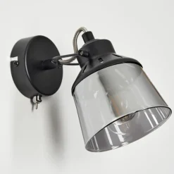 Applique murale Safari Noir, 1 lumière