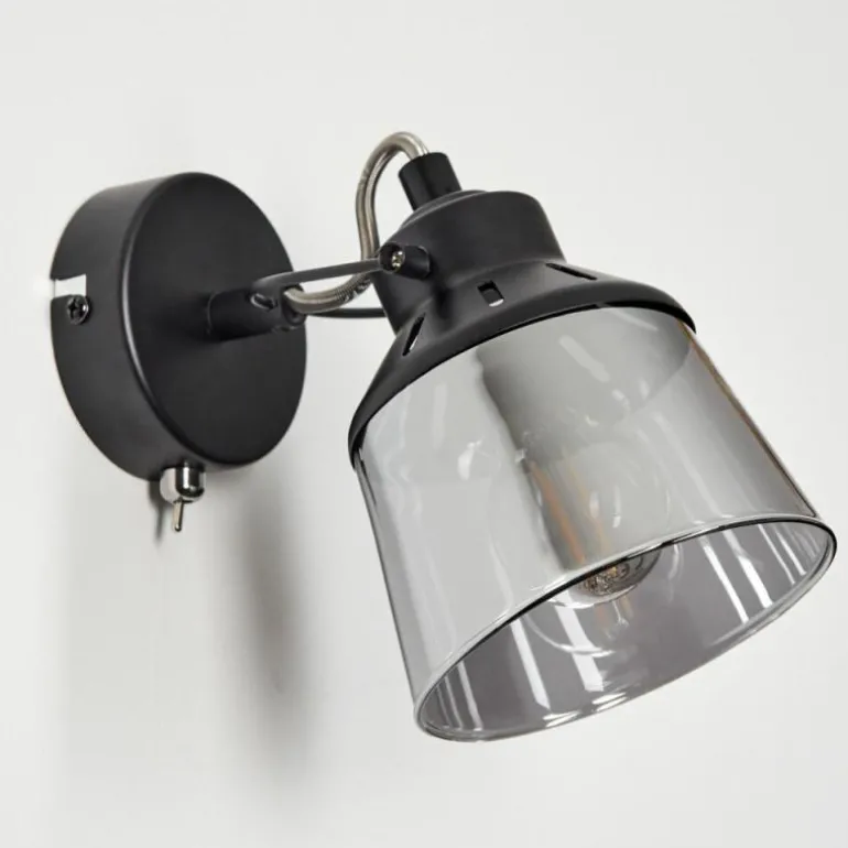 Applique murale Safari Noir, 1 lumière