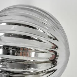 Applique murale - Verre 10, 12 cm Chehalis Fumé, 3 lumières