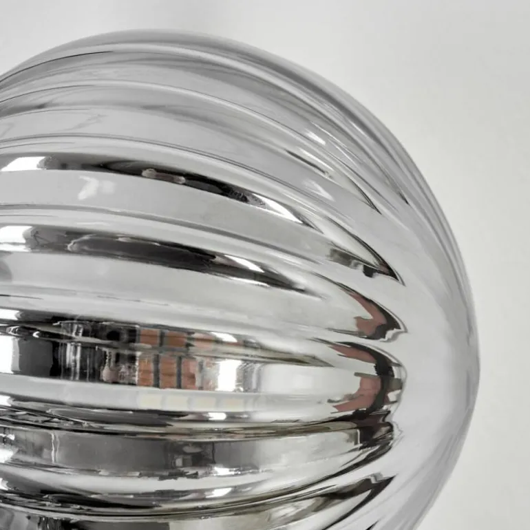 Applique murale - Verre 10 cm Chehalis Fumé, 3 lumières