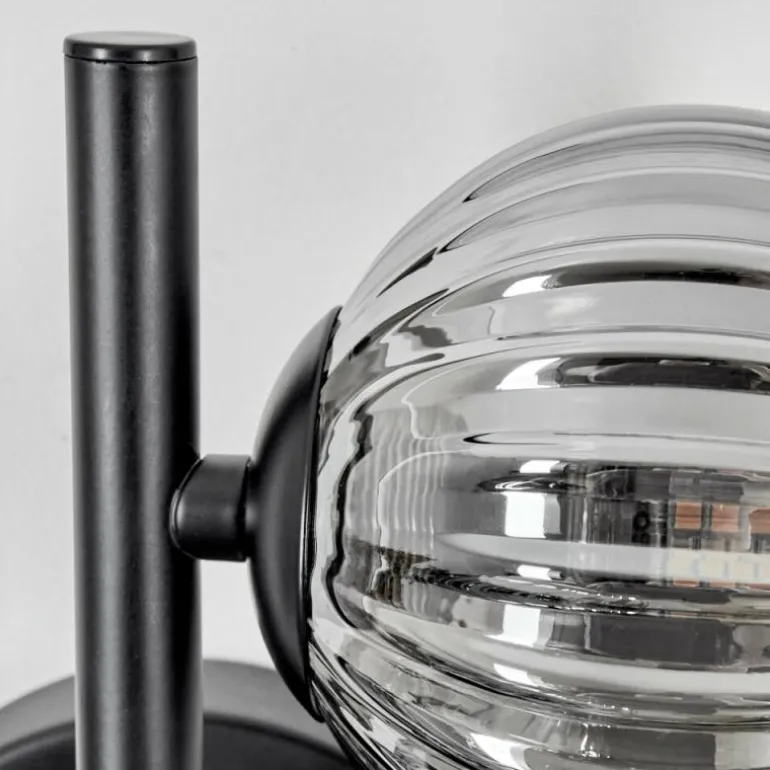 Applique murale - Verre 10 cm Chehalis Fumé, 3 lumières