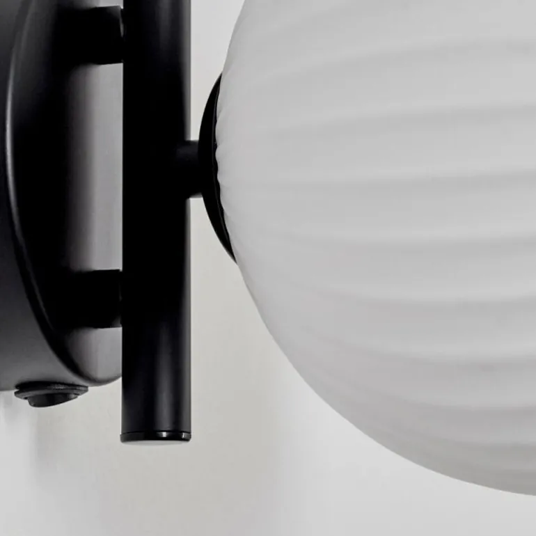 Applique murale - Verre 15 cm Chehalis Blanc, 1 lumière