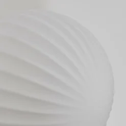 Applique murale - Verre 12 cm Chehalis Blanc, 1 lumière