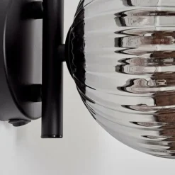 Applique murale - Verre 15 cm Chehalis Fumé, 1 lumière