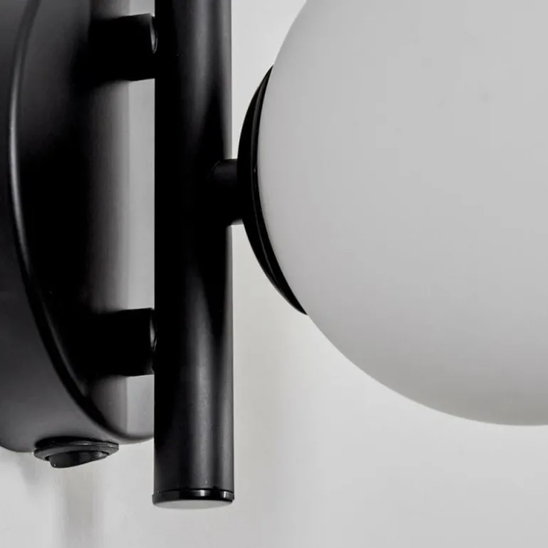 Applique murale - Verre 10 cm Chehalis Blanc, 1 lumière