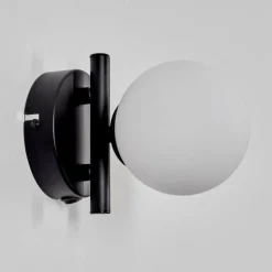 Applique murale - Verre 10 cm Chehalis Blanc, 1 lumière