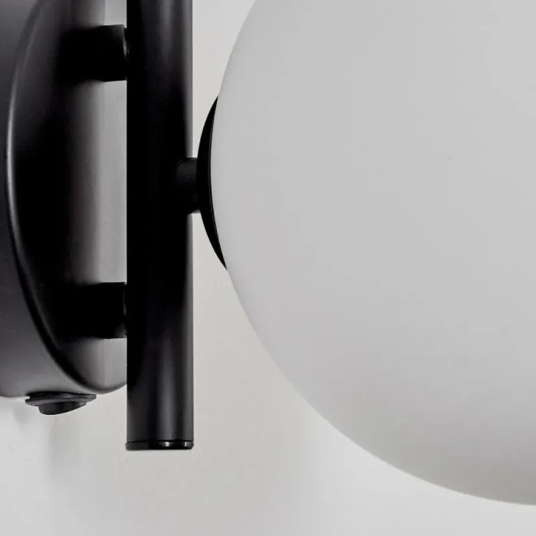 Applique murale - Verre 15 cm Chehalis Blanc, 1 lumière