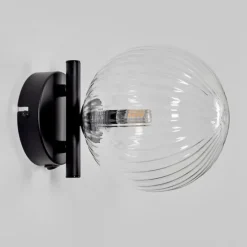 Applique murale - Verre 15 cm Chehalis Clair, 1 lumière