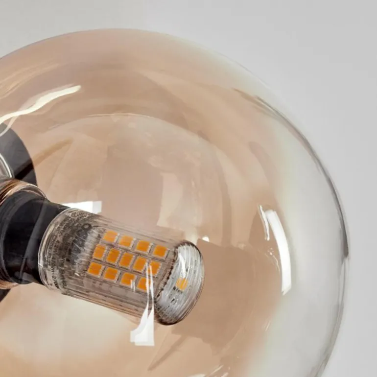 Applique murale - Verre 10 cm Chehalis Ambre, 1 lumière