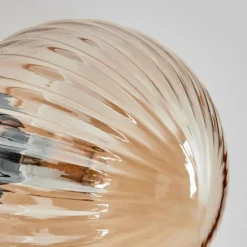 Applique murale - Verre 12 cm Chehalis Ambre, 1 lumière