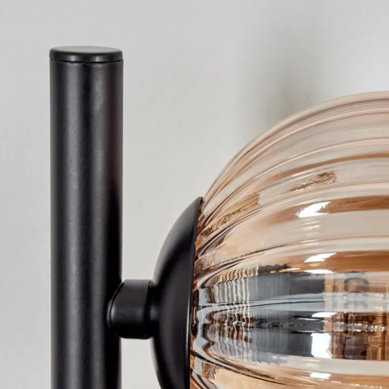 Applique murale - Verre 10 cm, 12 cm Chehalis Ambre, Fumé, 3 lumières