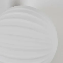 Applique murale - Verre 10 cm Chehalis Blanc, 3 lumières