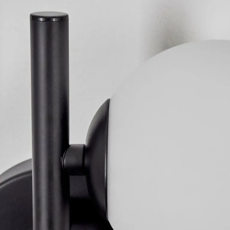 Applique murale - Verre 10 cm Chehalis Blanc, 2 lumières