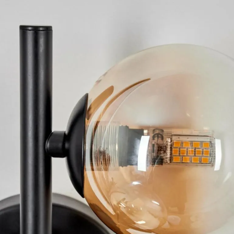 Applique murale - Verre 10 cm, 12 cm Chehalis Ambre, Clair, 3 lumières