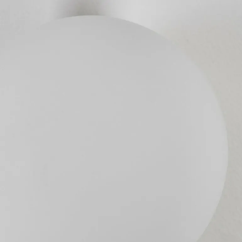 Applique murale - Verre 10 cm Chehalis Blanc, 3 lumières