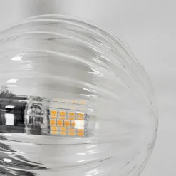 Applique murale - Verre 10 cm Chehalis Clair, 3 lumières