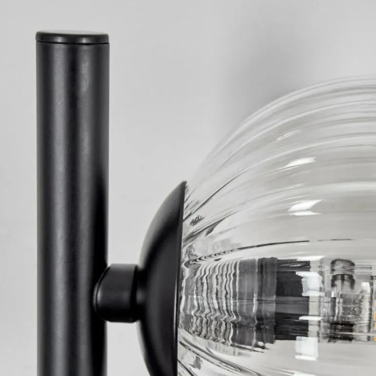 Applique murale - Verre 10 cm, 12 cm Chehalis Ambre, Clair, Fumé, 3 lumières