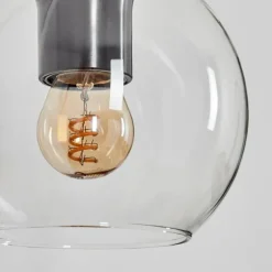 Applique murale - Verre 15 cm Koyoto Écru, Noir, 1 lumière