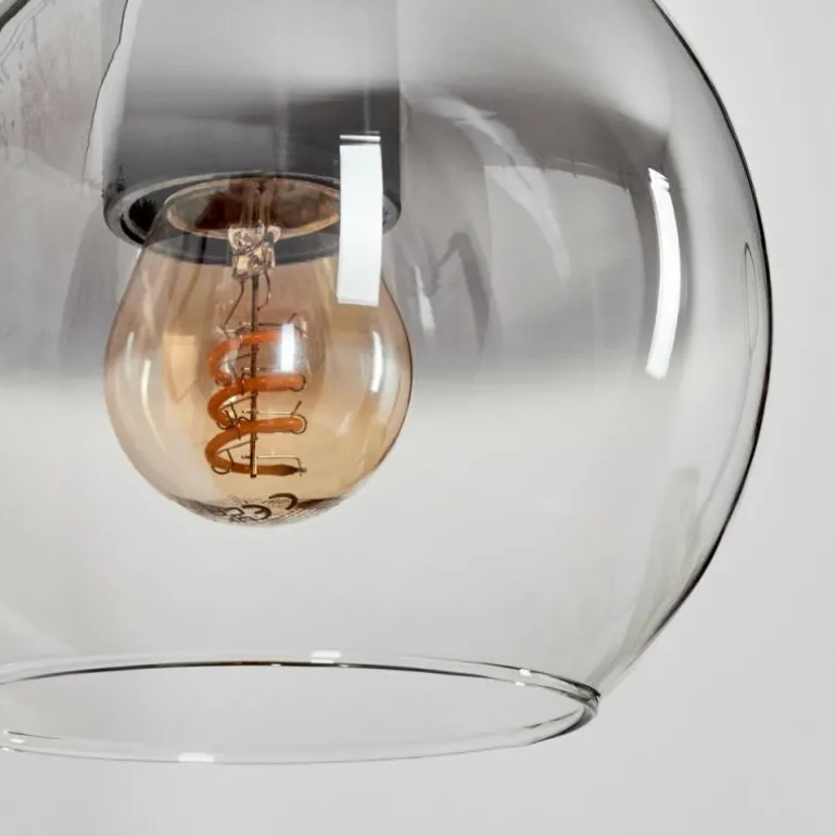 Applique murale - Verre 15 cm Koyoto Écru, Noir, 1 lumière