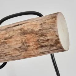 Applique murale - Verre 15 cm Koyoto Écru, Noir, 1 lumière