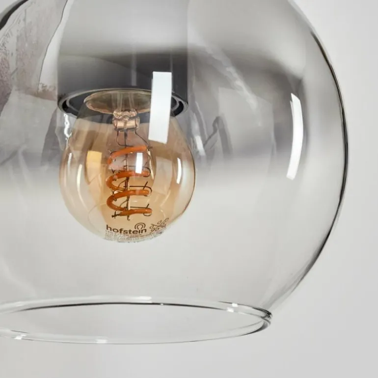 Applique murale - Verre 15 cm Koyoto Écru, Noir, 1 lumière