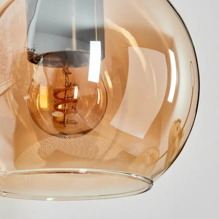 Applique murale - Verre 15 cm Koyoto Écru, Noir, 1 lumière