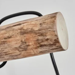 Applique murale - Verre 15 cm Koyoto Écru, Noir, 1 lumière